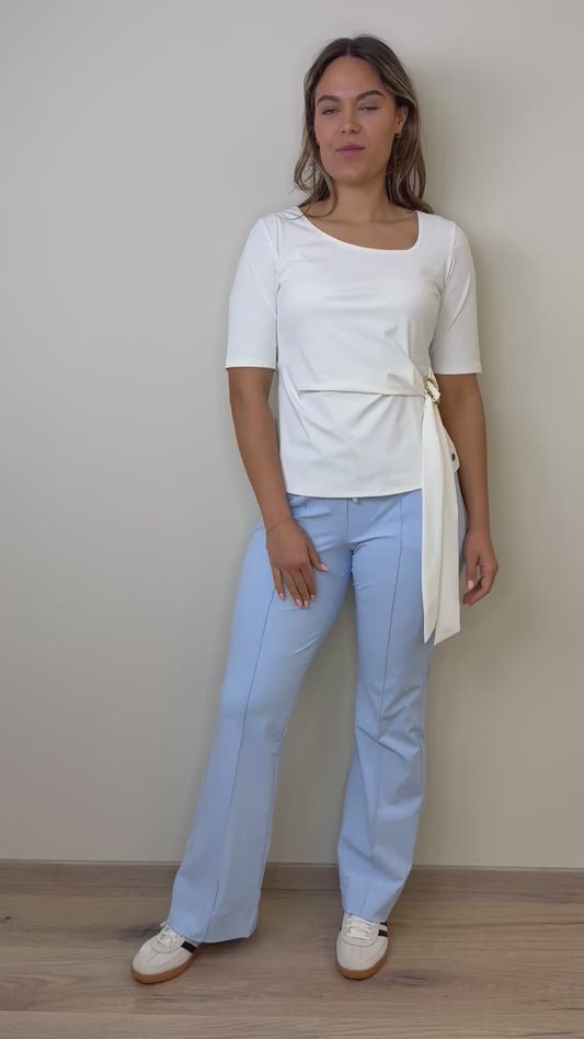 Triple Nine Travel Top Silvi Wit - 6944