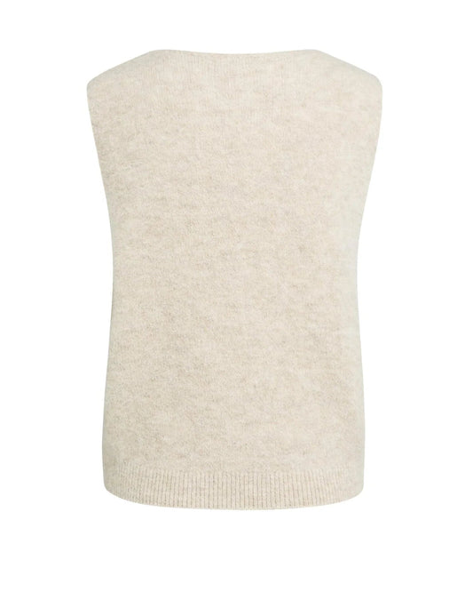 Yaya Spencer V-neck Beige - Peet kleding