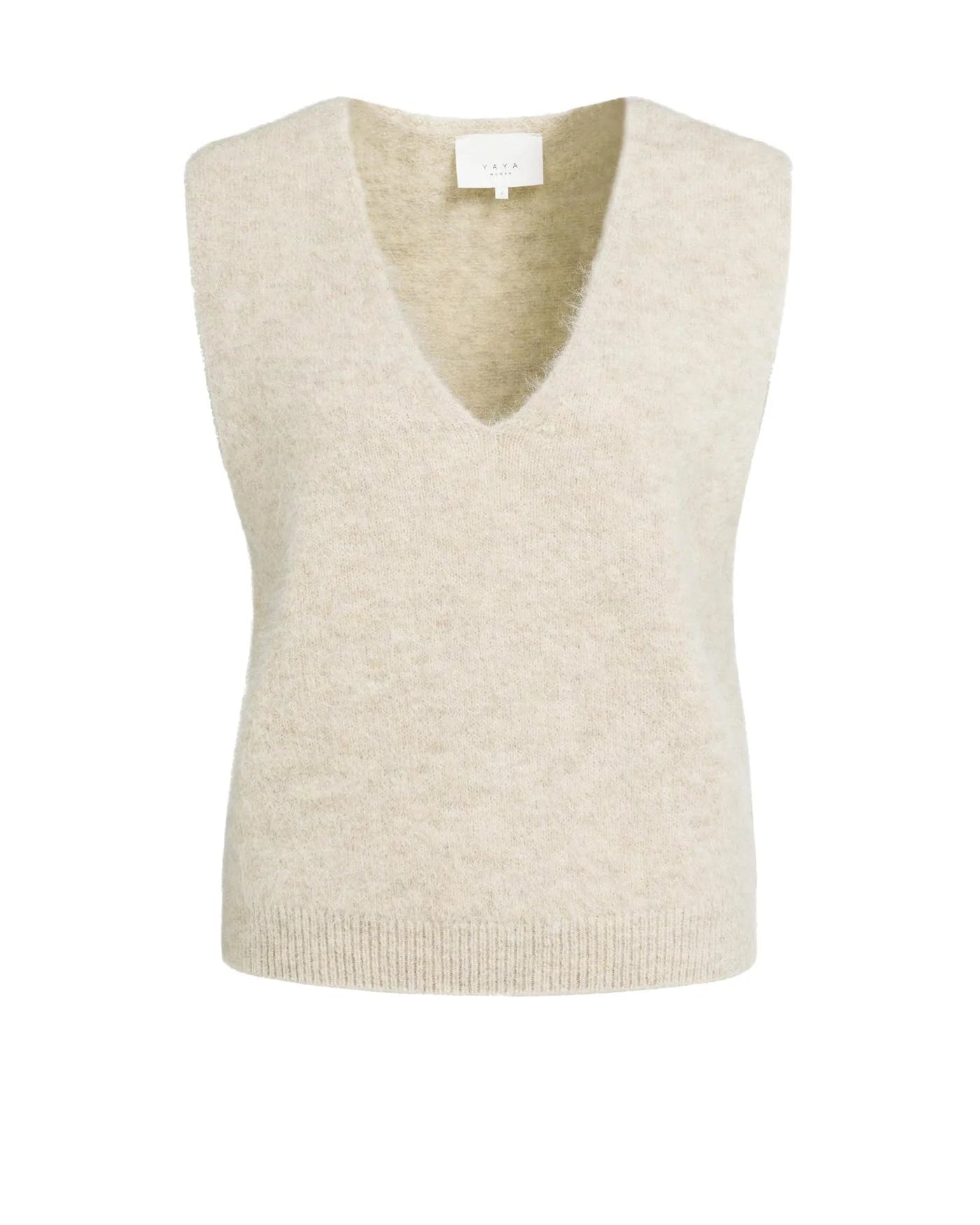 Yaya Spencer V-neck Beige - Peet kleding