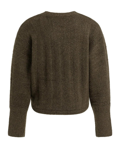 Yaya Sweater Batwing Slate Black Brown Melange