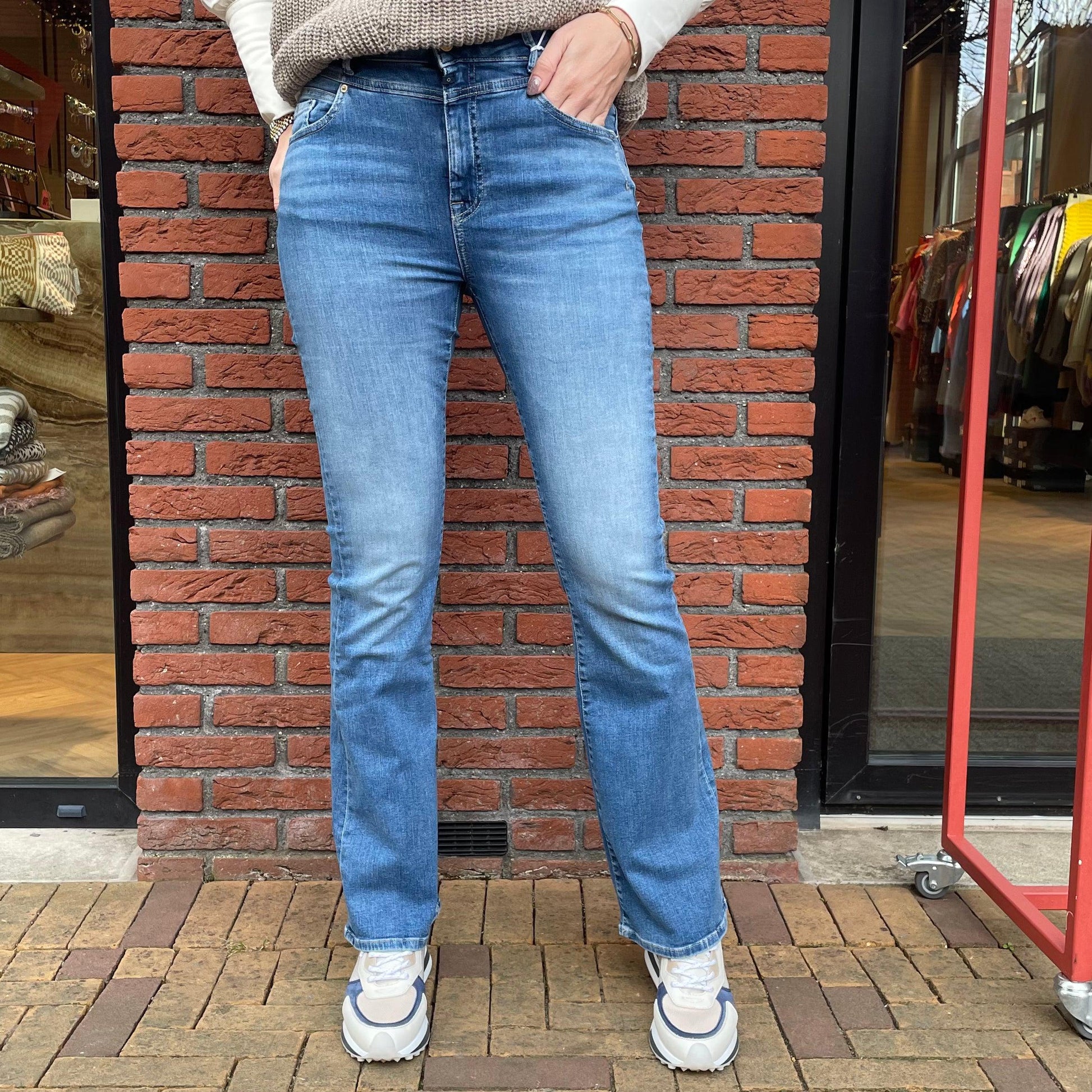 COJ Jeans Matilda Medium Blue - Peet kleding