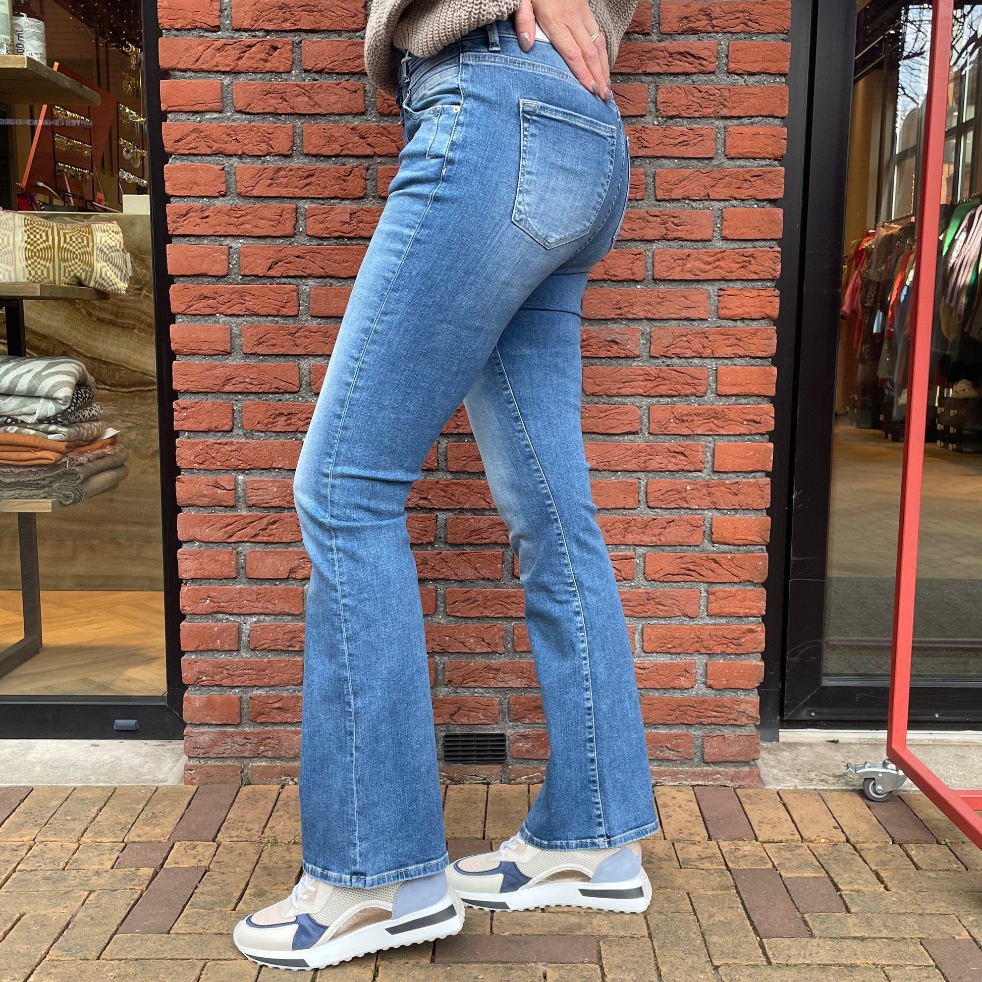 COJ Jeans Matilda Medium Blue - Peet kleding