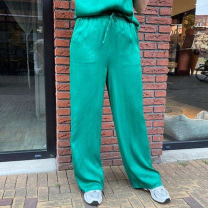Geisha Broek Satijn Emerald - Peet kleding