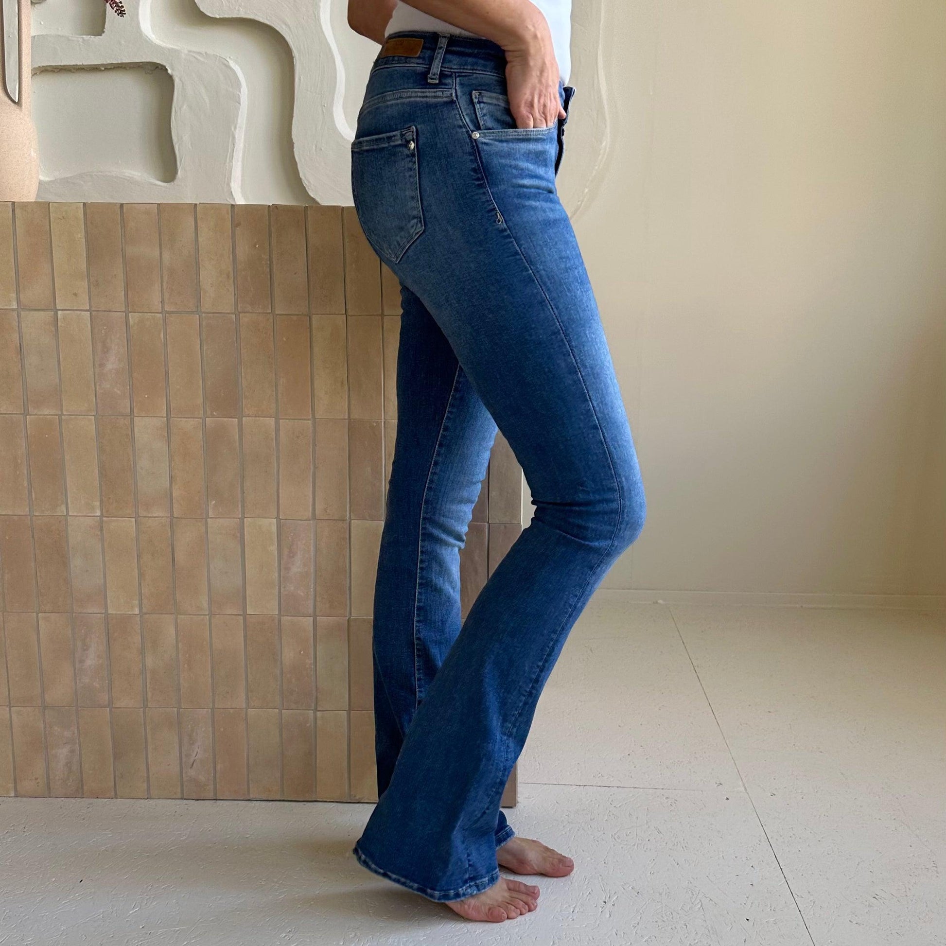 COJ Jeans Laura Medium Blue - Peet kleding