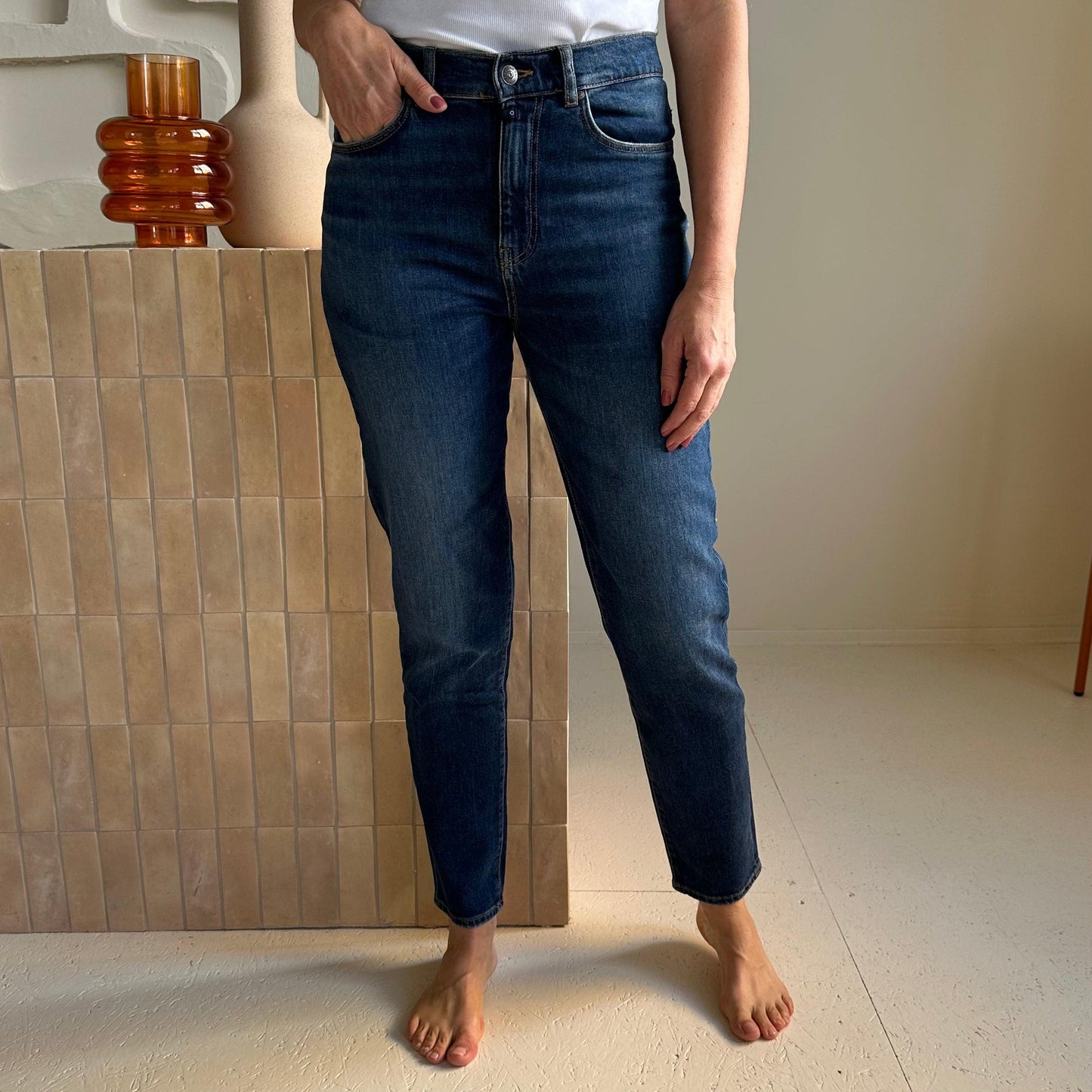 COJ Mom Jeans Lynn Astra Blue - Peet kleding