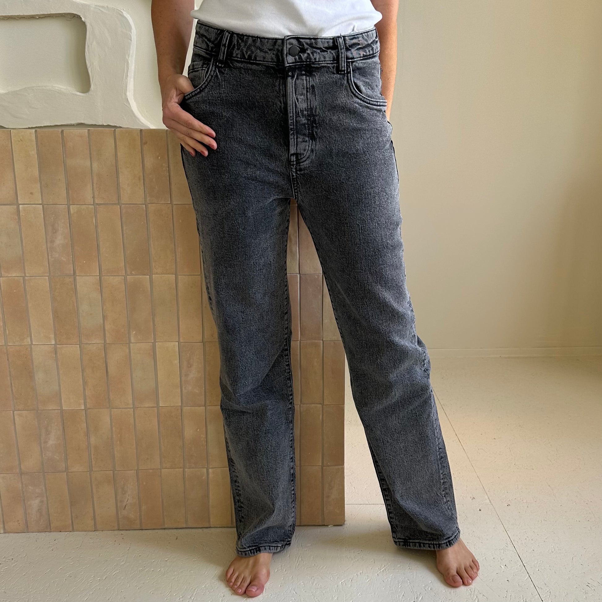 COJ Jeans Sara Washed Grey - Peet kleding