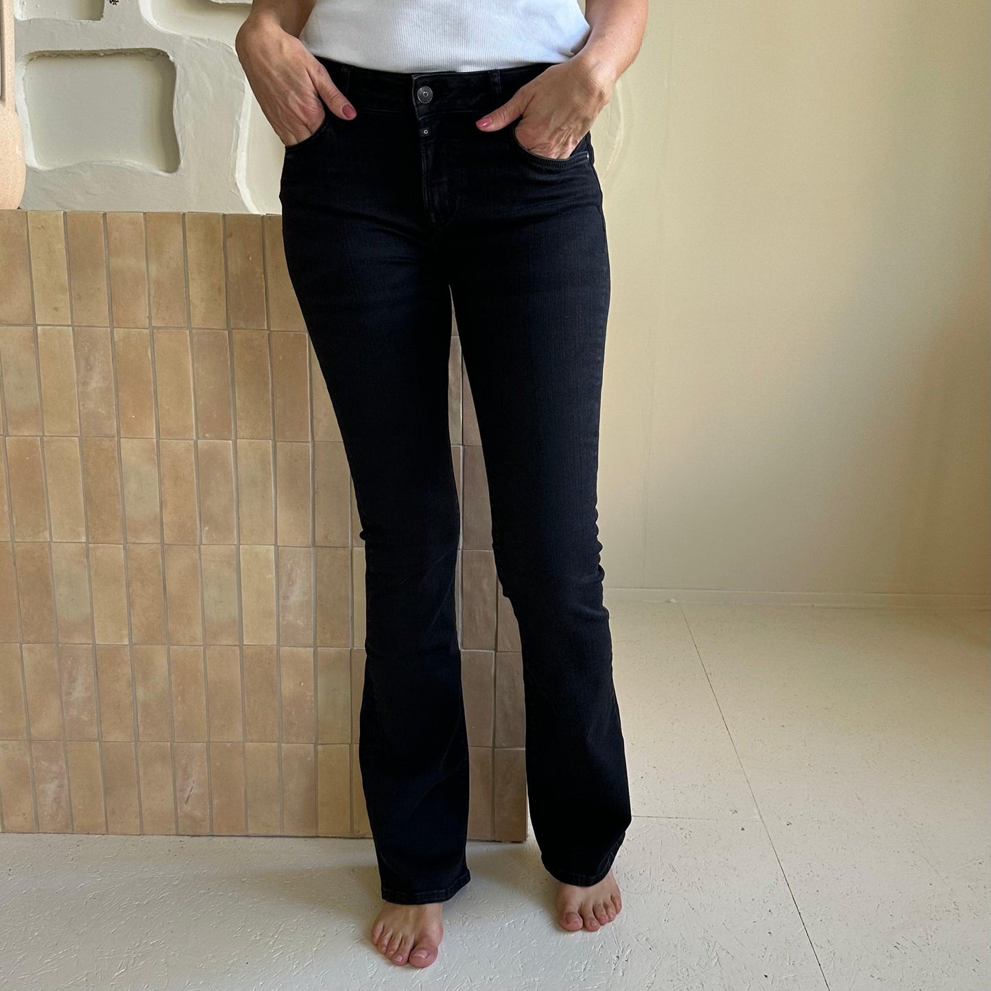 COJ Jeans Laura Black Vintage - Peet kleding