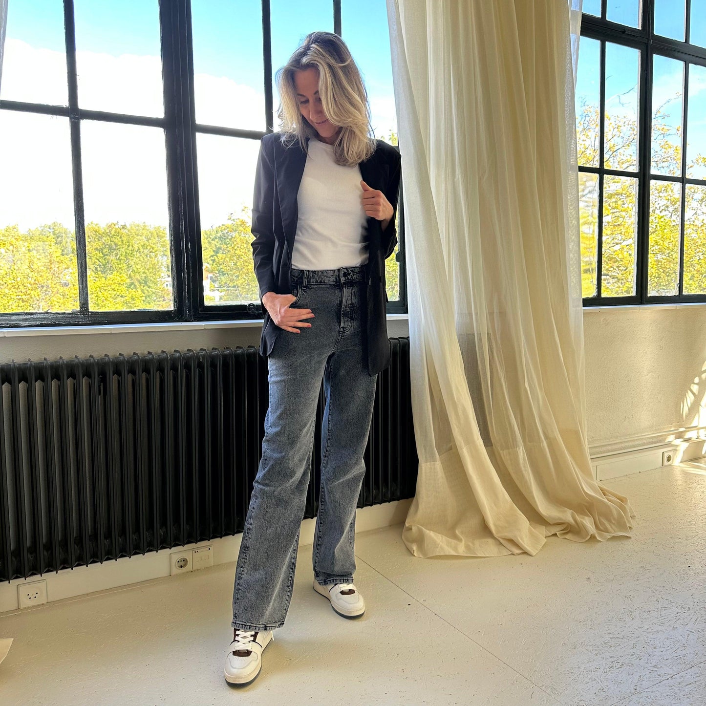COJ Jeans Sara Washed Grey - Peet kleding